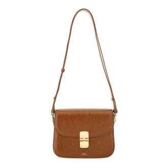 A.P.C. Cross Body Bags, female, Brown, Size: ONE SIZE Sac Grace Small