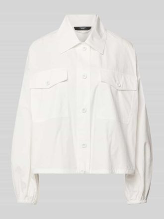 Max Mara Loose Fit Blouson aus reiner Baumwolle Modell ORIGANO in Weiss, Gr&ouml;&szlig;e 38