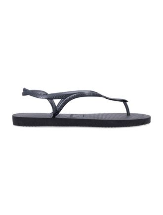Havaianas flache Schuhe schwarz