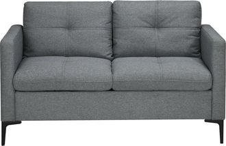 HOMCOM Modern Loveseat Sofa Upholstered 2 Seater Settee for Living Room Bedroom