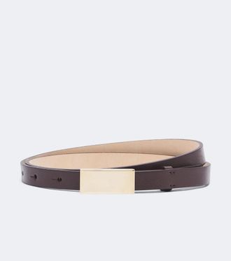 Victoria Beckham Portofino Mirror leather belt