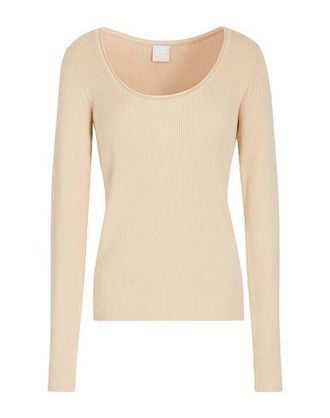 8 by YOOX RIBBED KNIT SLIM FIT SCOOP CREW-NECK