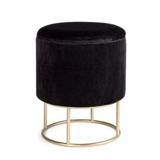 BIZZOTTO Poltrona Pouf polina Per Interno, Con Struttura In Mdf E Compensato Da &Oslash;34.5x45h Cm -grigio