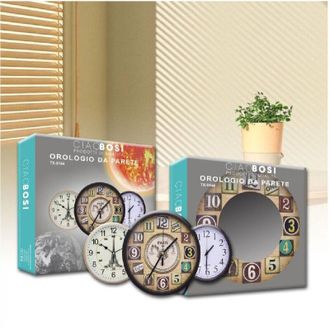 Trade Shop Trade Shop - Orologio Da Parete Muro Da 35 Cm Casa Cucina Ufficio Modelli Assortiti Tx-9144