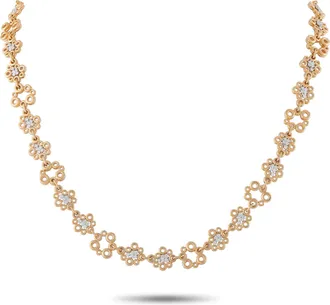 Roberto Coin 18K Rose Gold 1.05ct Diamond Necklace RC22-061926