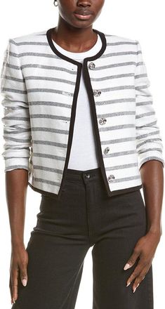 Karl Lagerfeld Karl Lagerfeld Sequin Stripe Jacket