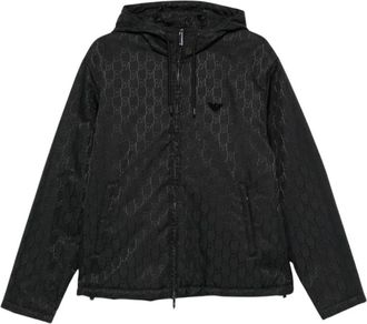 Emporio Armani Chaqueta Blus&oacute;n de Nailon - Jackets - Hombre - Negro - 4XL