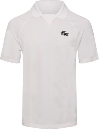 Lacoste Mens Lacoste Sport Seamless Polo Shirt in White
