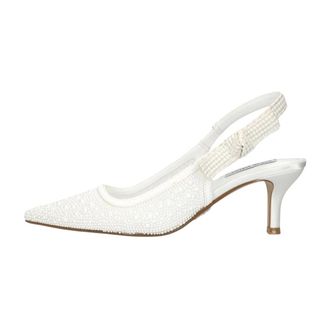 Steve Madden Ensemble-P Pump - Dames - Schoenen - Wit - Maat: 41 EU Leer
