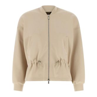 Moorer Tija Sweatshirt - female - Moorer - Bomber Jackets - Beige - XS - Jackets