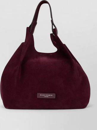 Gianni Chiarini suede shoulder bag