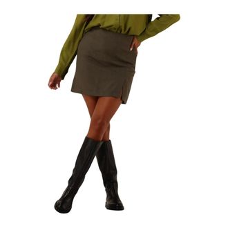 Modstr&ouml;m Rokken, Dames, Groen, L, Polyester, Groene Mini Rok Galemd 2