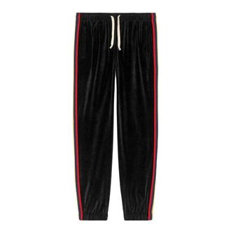 Gucci Chenille Jogging Pant With Patch Black 572917XJA5W-1082