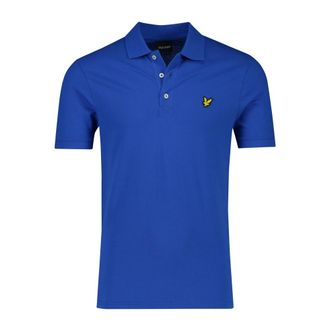 Lyle & Scott Tops, Heren, Blauw, M, Katoen, Polo Shirt