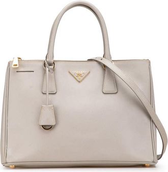 Prada Pre-owned Prada Medium Saffiano Lux Galleria Double Zip Satchel Ladies K8N8ESLAL91SHTA0