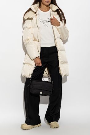 Moncler Puffer Coat Litte, Womens, Cream