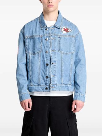 New Era Kansas City Chiefs-emblem denim jacket - Blue