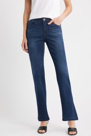 Wit & Wisdom Sawyer Straight Leg Jeans in Indigo at Nordstrom, Size 00