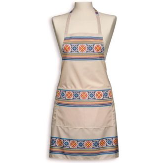 OEM Delantal De Cocina Popular De Krzczon&oacute;w, Punto De Cruz, Beige