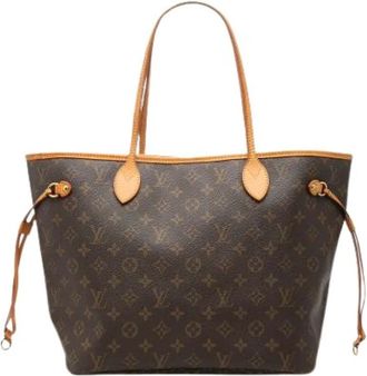 Louis Vuitton Pre-owned Neverfull MM - Dames - Vintage Shopper - Bruin - ONE Size - Leer - Vintage