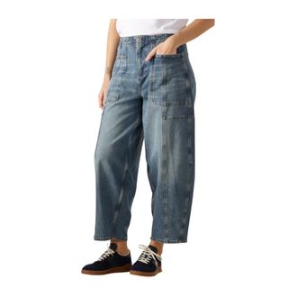 Mos Mosh MOS Mosh, Dames, Jeans, Blauw, Maat: W26 Katoen