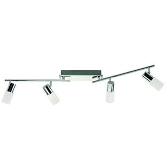 Wofi Leuchten Wofi - action barra led bas da SOFFITTO4 luci led 5W 400LUM nickel satinato