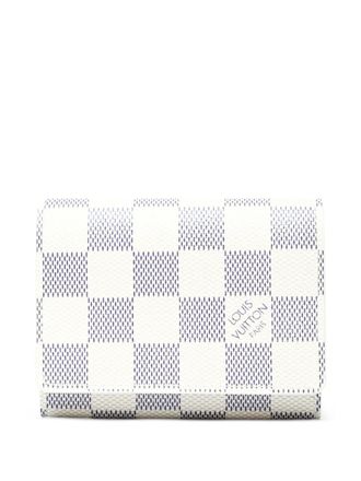 Louis Vuitton 2007 Damier Azur canvas wallet - unisex - PVC/Calf Leather - One Size - White