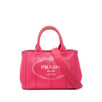 Prada Pre-owned Prada Small Canvas Canapa Logo Tote Ladies I0FZ76A7103CPZF6