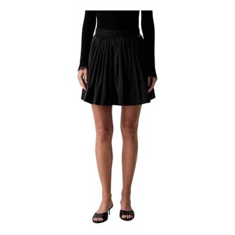 Twinset Rokken, Dames, Zwart, S, Polyester, Taffeta Ballonrok