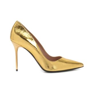 Balmain Pumps, female, Yellow, 4 1/2 UK, Leather Pumps