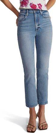 Favorite Daughter The Valentina High Waist Crop Cigarette Jeans in Santiago at Nordstrom, Size 32