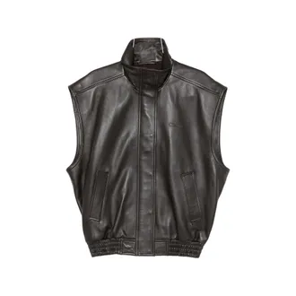 Balenciaga Leather Waistcoat