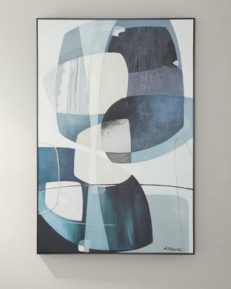 John-Richard Moody Blues Original Artwork Painting on Canvas By LM Zhou
