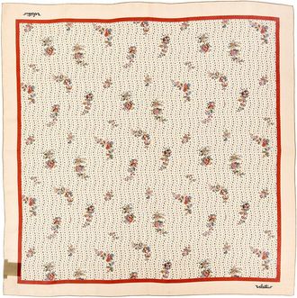 Valentino Papier Floreal Silk Scarf