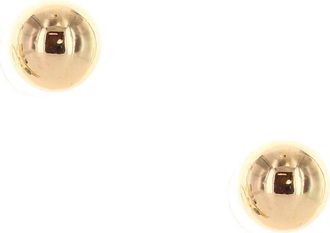 Olivia Welles 14K Gold Plated Ball Stud Earrings in Metallic Gold at Nordstrom Rack