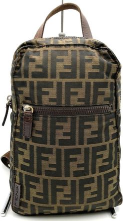 Fendi Brown Zucca Backpack (Pre-Owned)