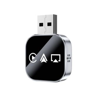 OEM Adaptador Inal&aacute;mbrico Carplay 3 En 1, Carplay, Airplay, Android Auto, Usb Stick, Con Cable, Carplay A Plug And Play E Inal&aacute;mbrico B