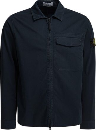 Stone Island Light Jacket With Logo