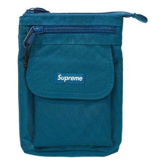 SUPREME FW19 Week 1 Shoulder Bag Blue SUP-FW19-057