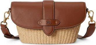 Ralph Lauren Lynden Schoudertas Klein - Dames - Schoudertassen - Beige - ONE Size - Leer - Tassen