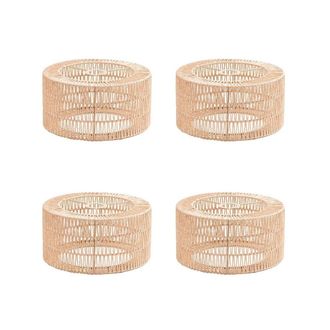 OEM 4 Pantallas De L&aacute;mpara De Techo De Cuerda De Papel, Estilo Bohemio, Protectores De Bombillas Para Restaurantes, Cafeter&iacute;as Y Salas De Estar, 22 X 11 C