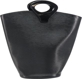 Louis Vuitton Noctambule Handbag Epi Leather Black Leather Handbag (Pre-Owned)