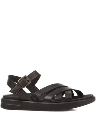 Geox Sandali con cinturini in pelle - Nero