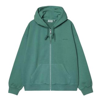 Carhartt Work in Progress Heren, Sweatshirts & Hoodies, Groen, Maat: XL Katoen