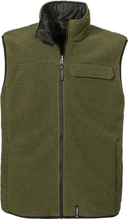 Sch&ouml;ffel Gilet in Sherpa Pile Reversibile - - Jackets - Uomo - Verde - 3XL