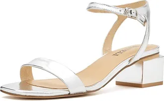 Vaneli Cordie Womens Dress Sandals Silver Specchio : 7.5 M (B), Leather
