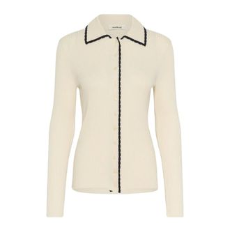 Soaked In Luxury Dames, Truien, Wit, Maat: XL Leer