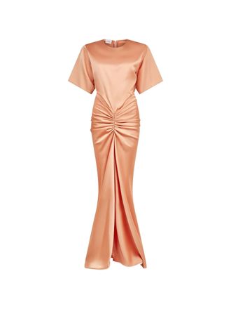 Andamane De Andamane Iris maxi-jurk met korte mouwen