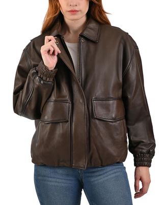 Frye Women&acute;s Lamb leather Jacket