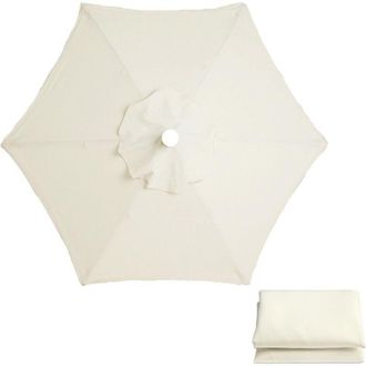 OEM Toldo De Repuesto Para Sombrilla/3 M, 6 Varillas, Cubierta De Repuesto Para Sombrilla, Tela De Repuesto Universal Para Sombrilla, Para Jard&iacute;n, Patio, 